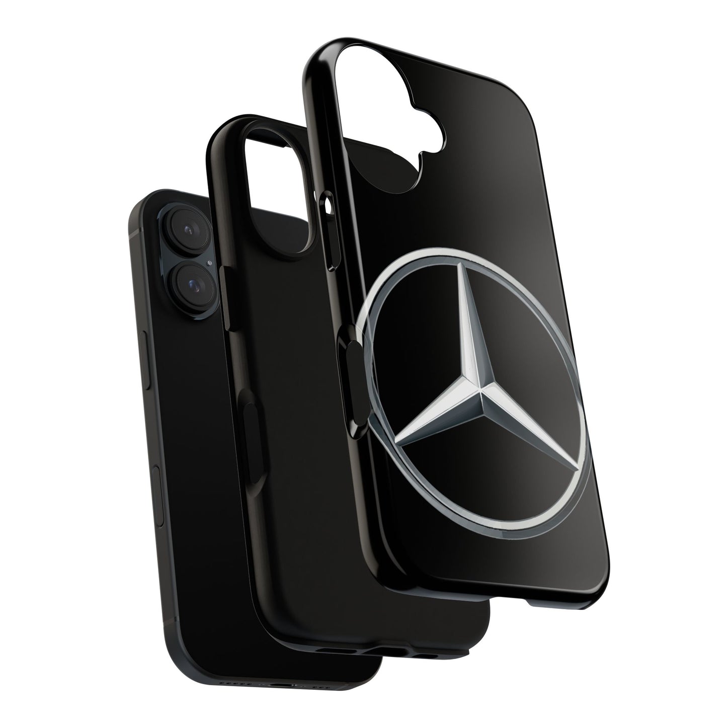 Phone Case iPhone 16/15/14 - Luxury Car Emblem Tough Case