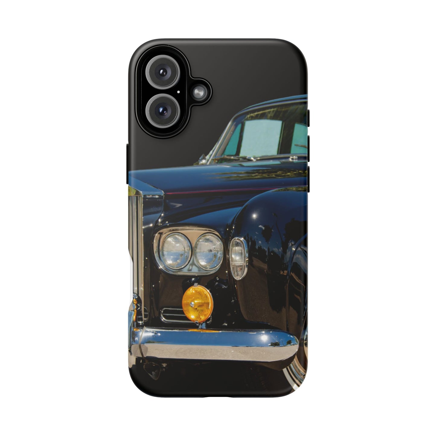 Phone Case iPhone 16/15/14 - Black Car Tough Case