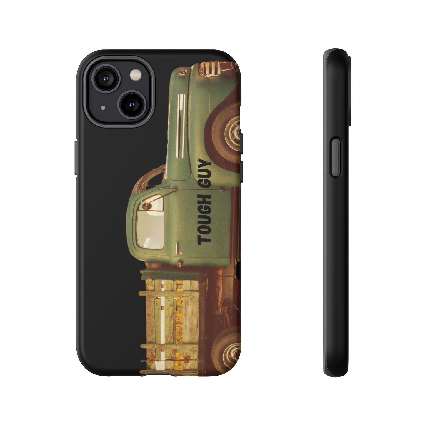 Phone Case iPhone 16/15/14 - Tough Guy Old Green Truck Tough Case