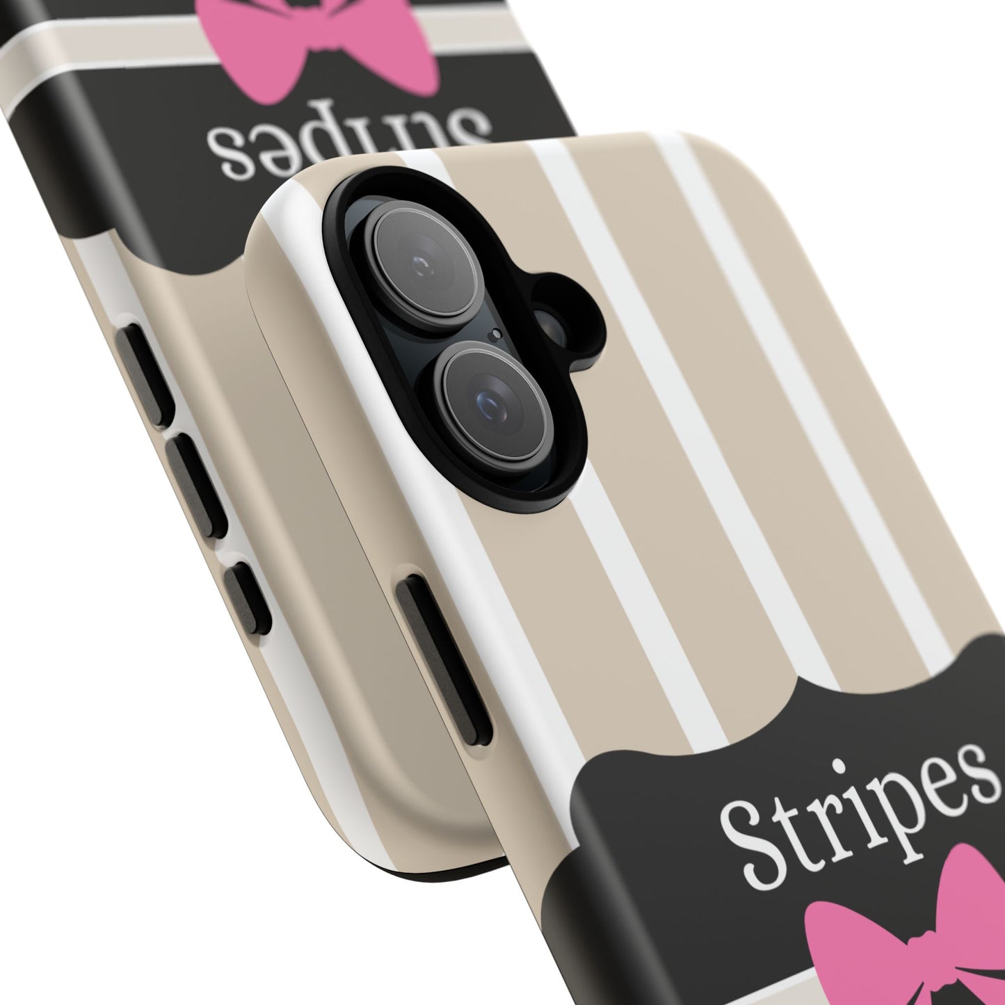 Phone Case iPhone 16/15/14 - Stripes & Swipes Tough Case