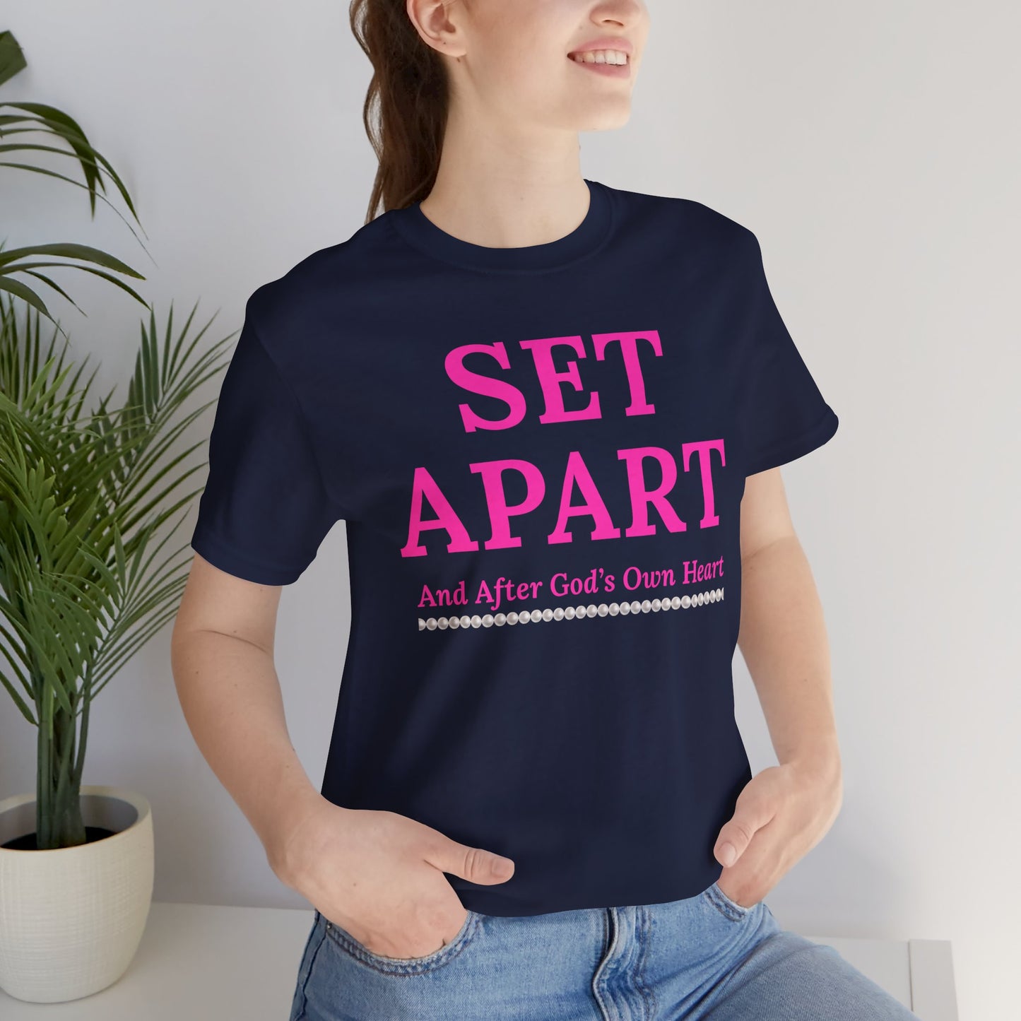 Set Apart Faith-Based Inspirational Tee for Women