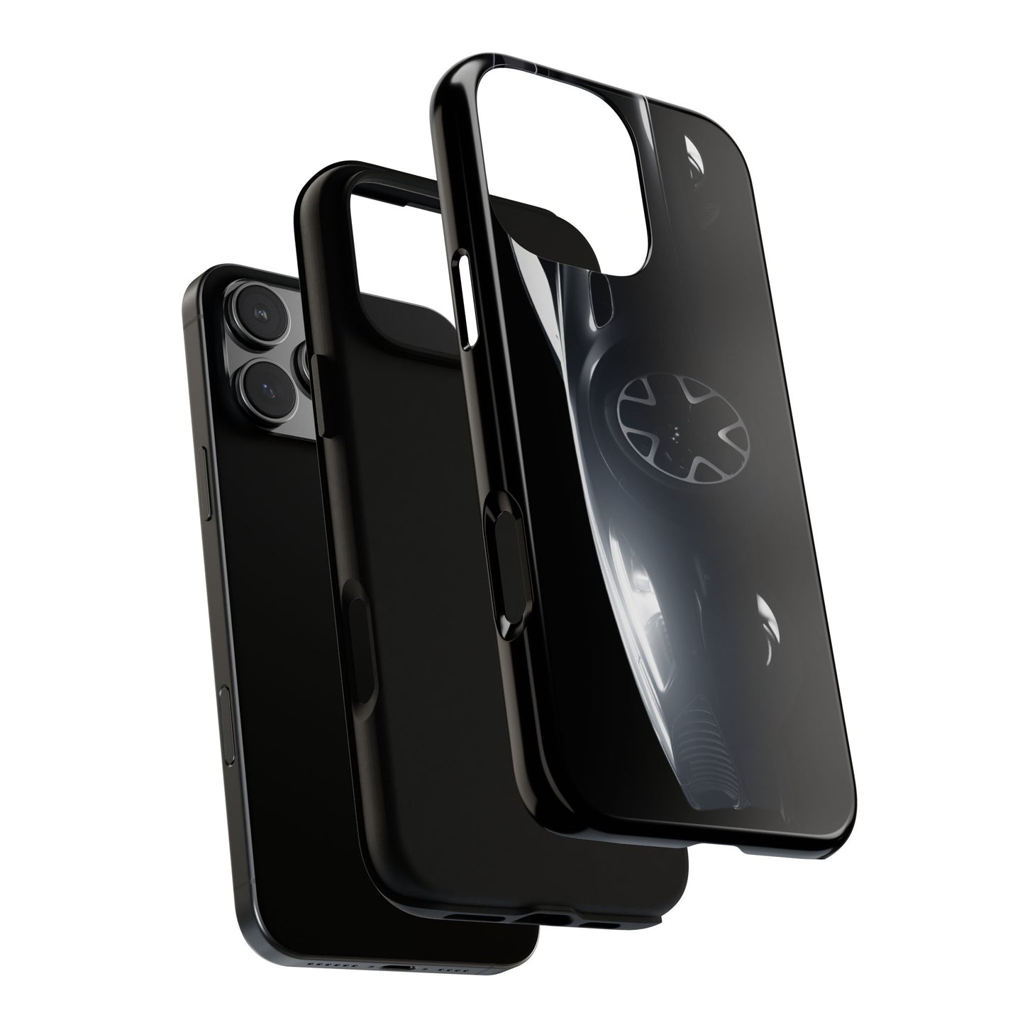 Phone Case iPhone 16/15/14 - Luxury Car Headlights Tough Case