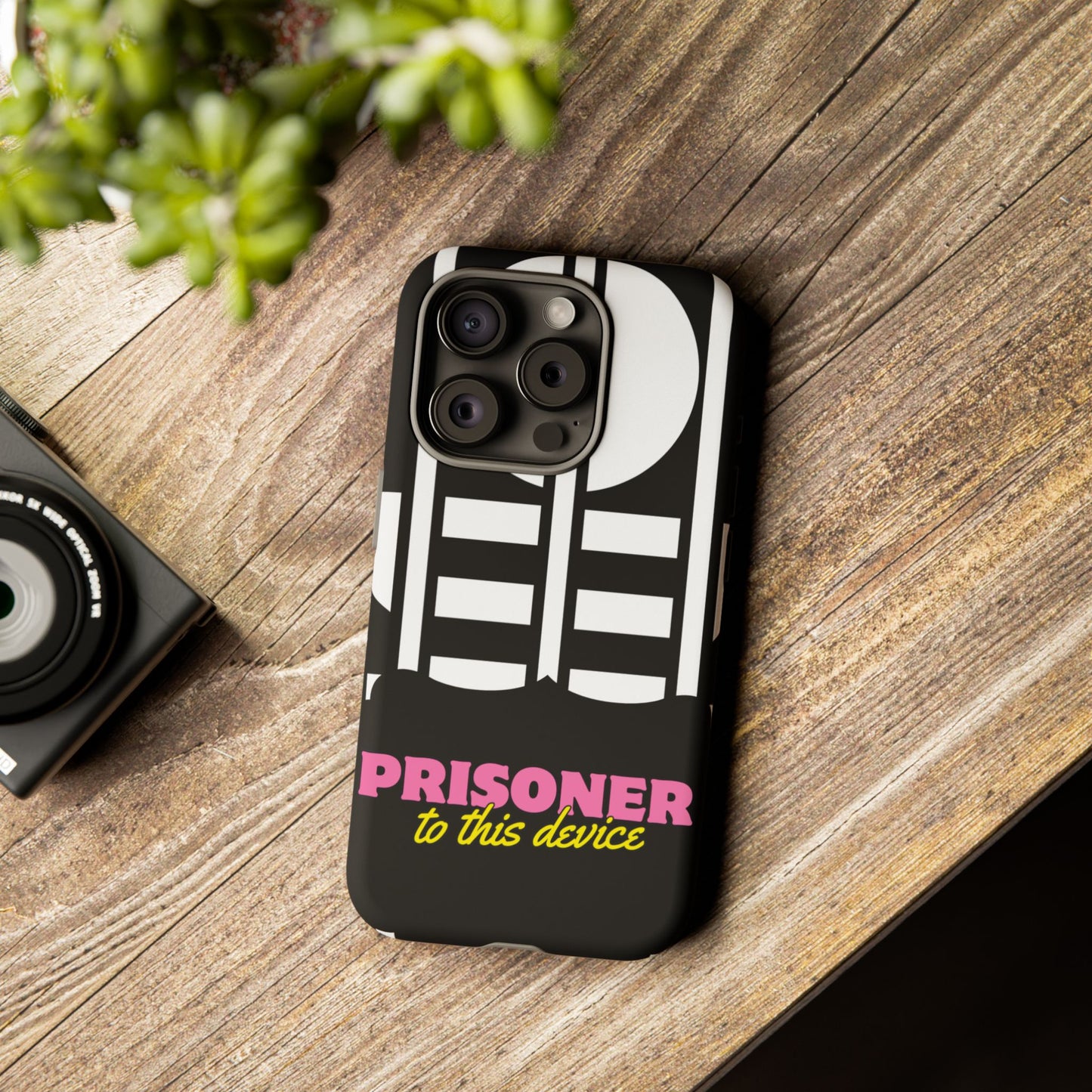 Phone Case iPhone 16/15/14 - Prisoner to this Device Tough Case