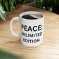 Mug, Peace Unlimited Edition, Protect Your Peace at All Costs