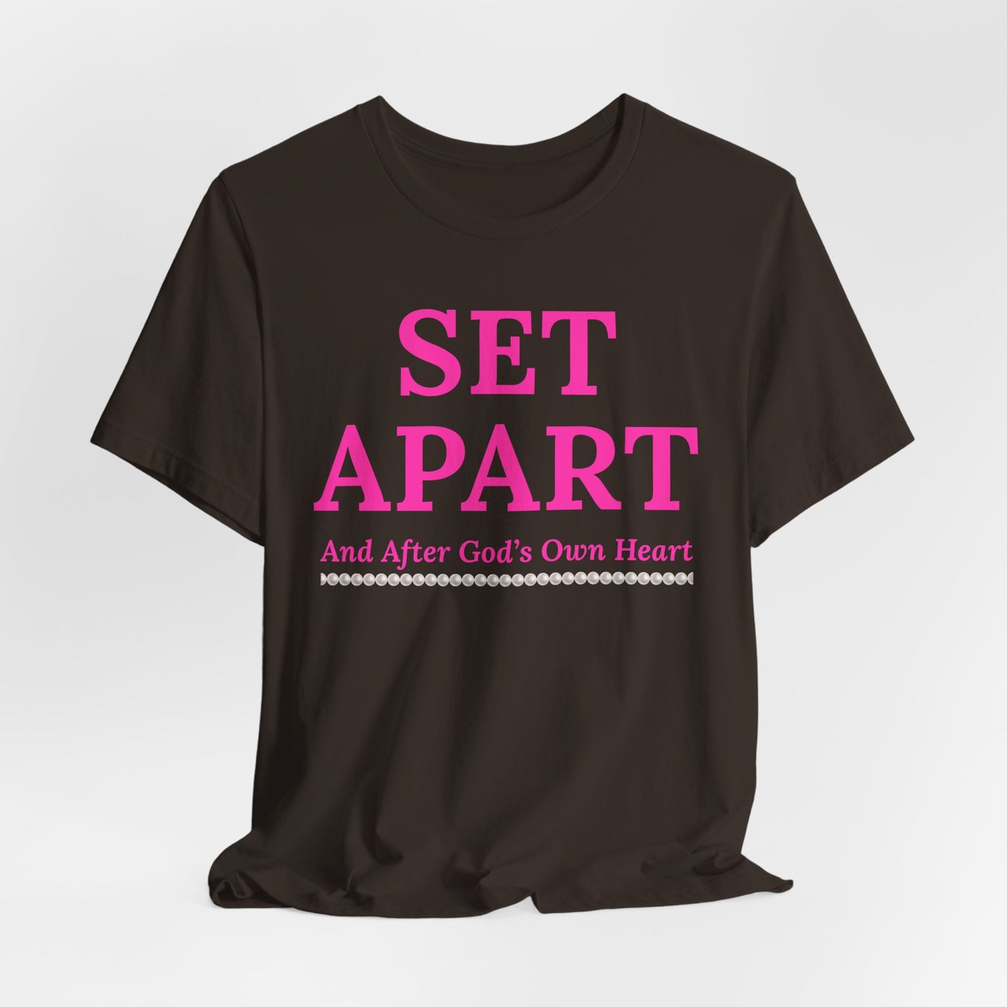Set Apart Faith-Based Inspirational Tee for Women