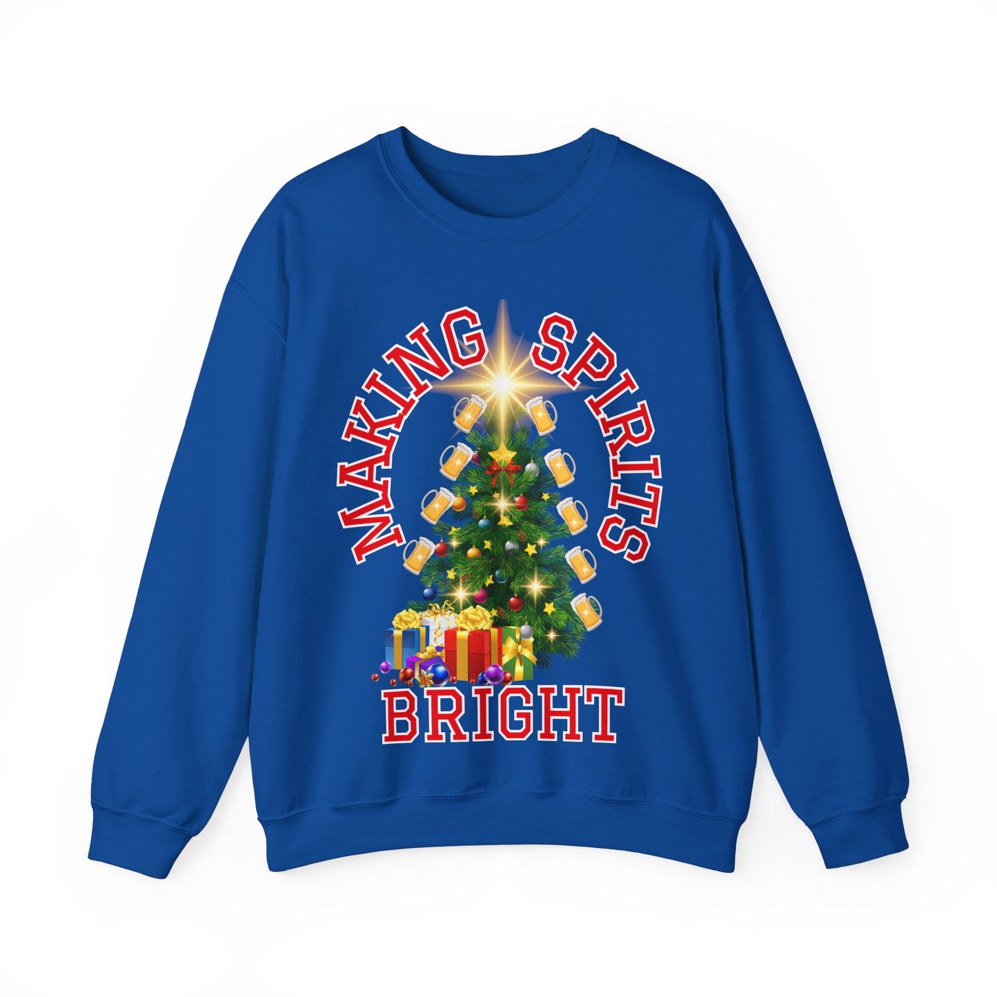 Making Spirits Bright - Unisex Heavy Blend™ Crewneck Sweatshirt