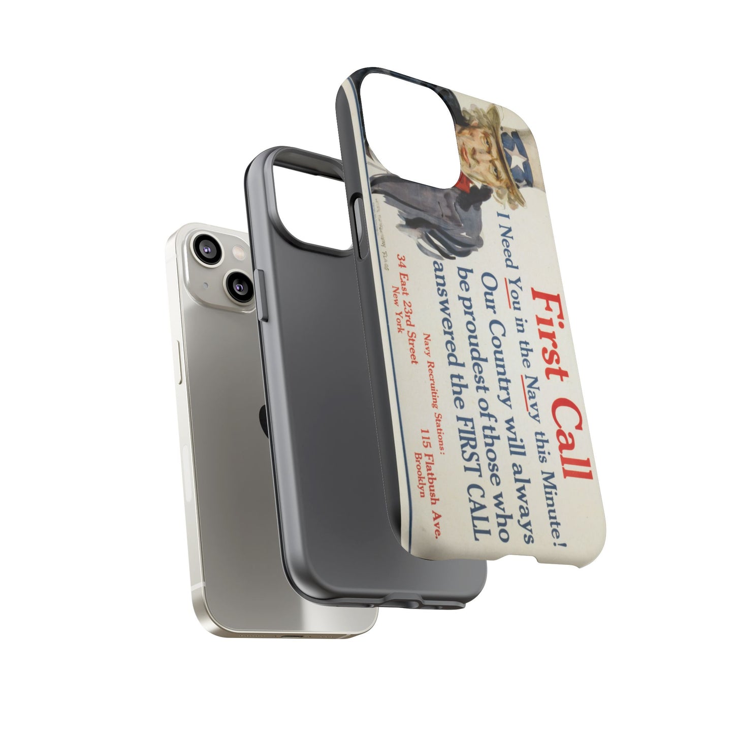 Phone Case iPhone 16/15/14 - Love & Honor Tough Case