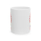 Making Spirits Bright - White Ceramic Mug, 11oz