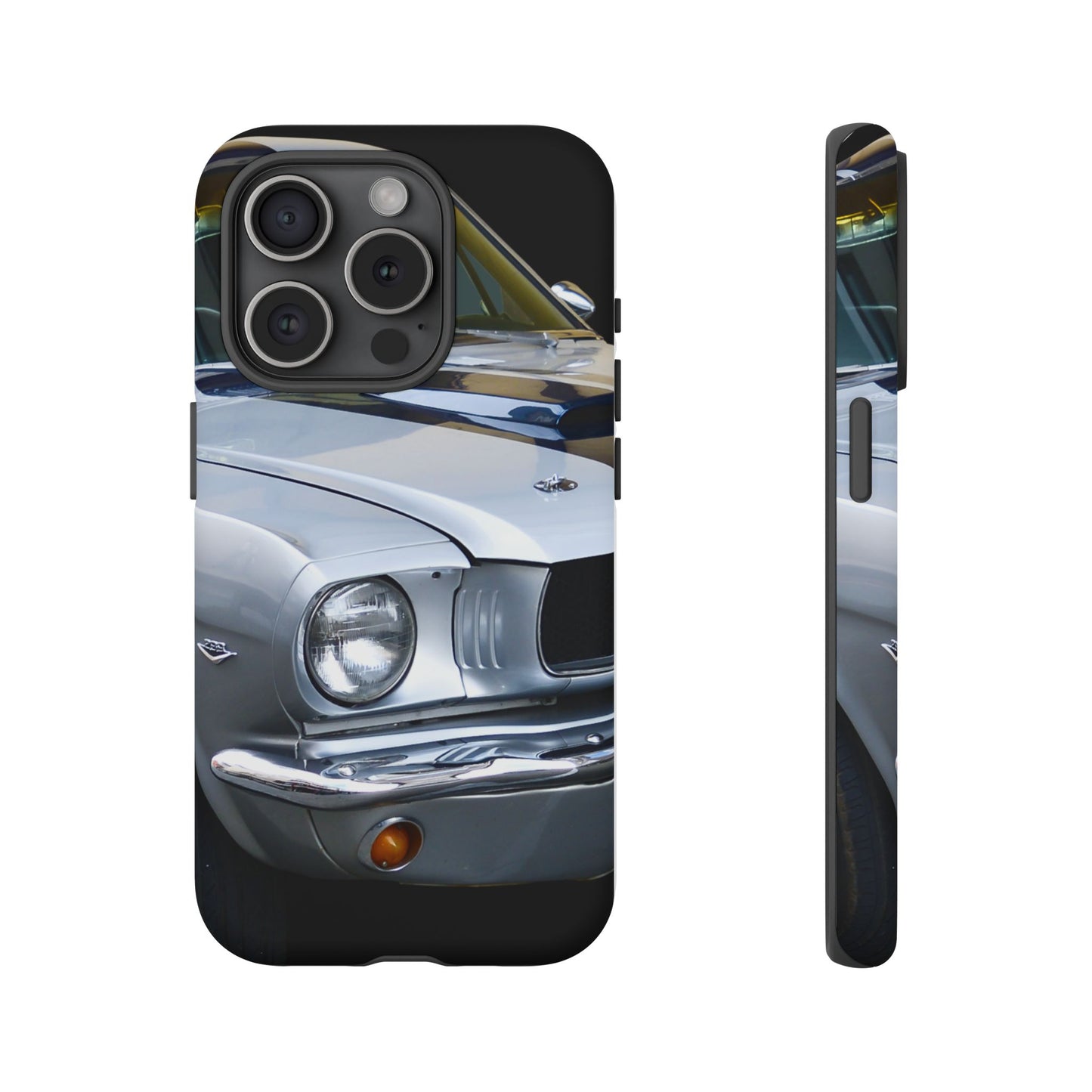 Phone Case iPhone 16/15/14 - Silver Car Tough Case