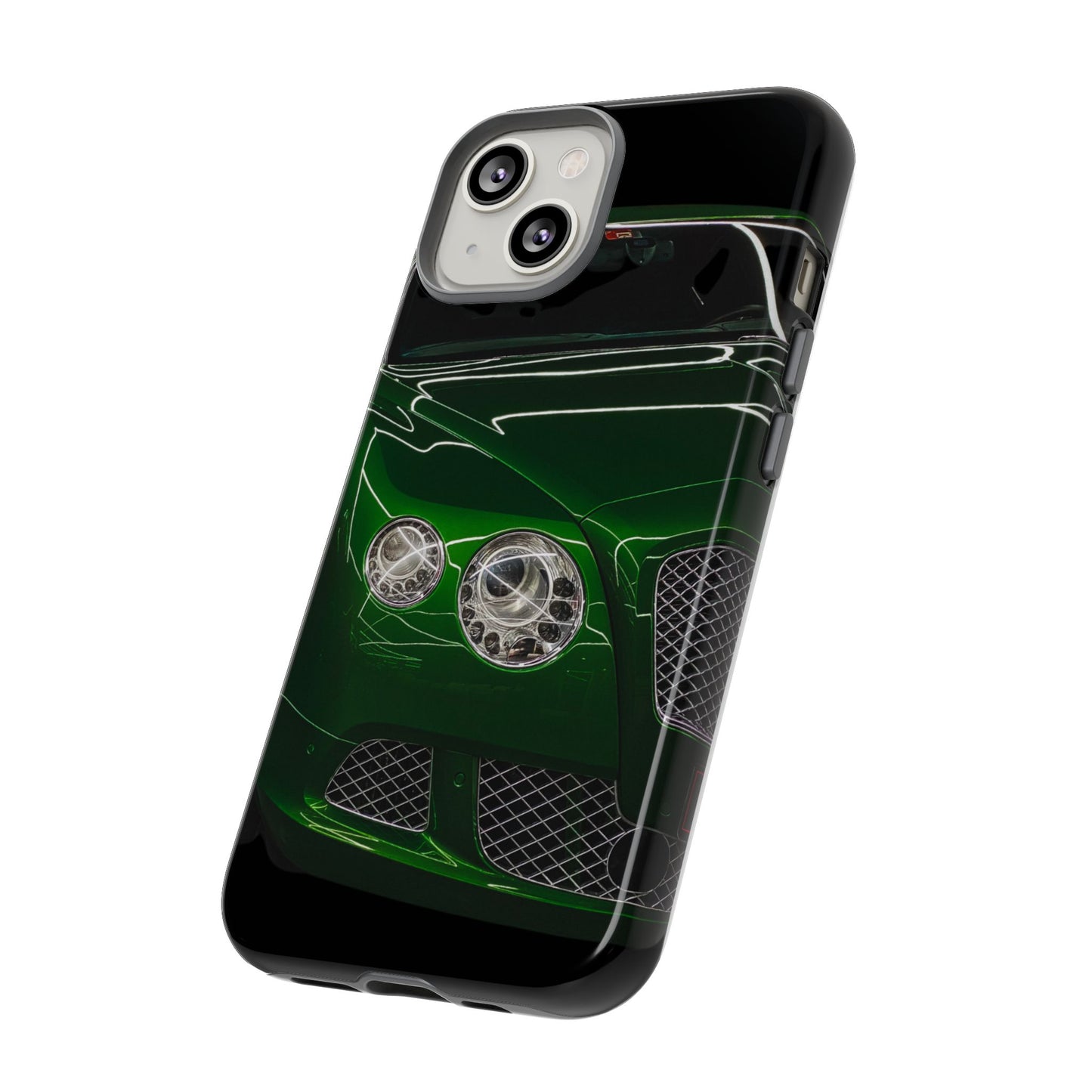 Phone Case iPhone 16/15/14 - Green Luxury Car Tough Case