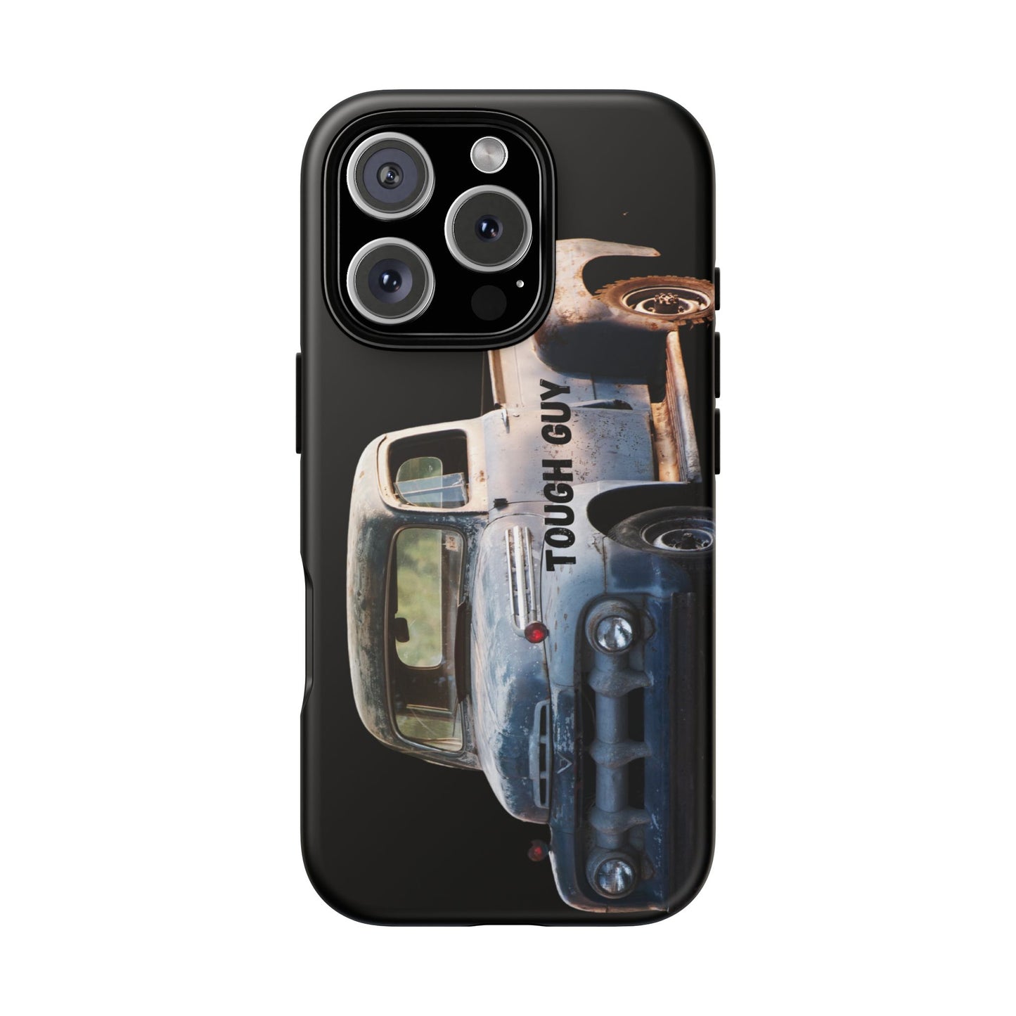 Phone Case iPhone 16/15/14 - Tough Guy Old Truck Blue Tough Case