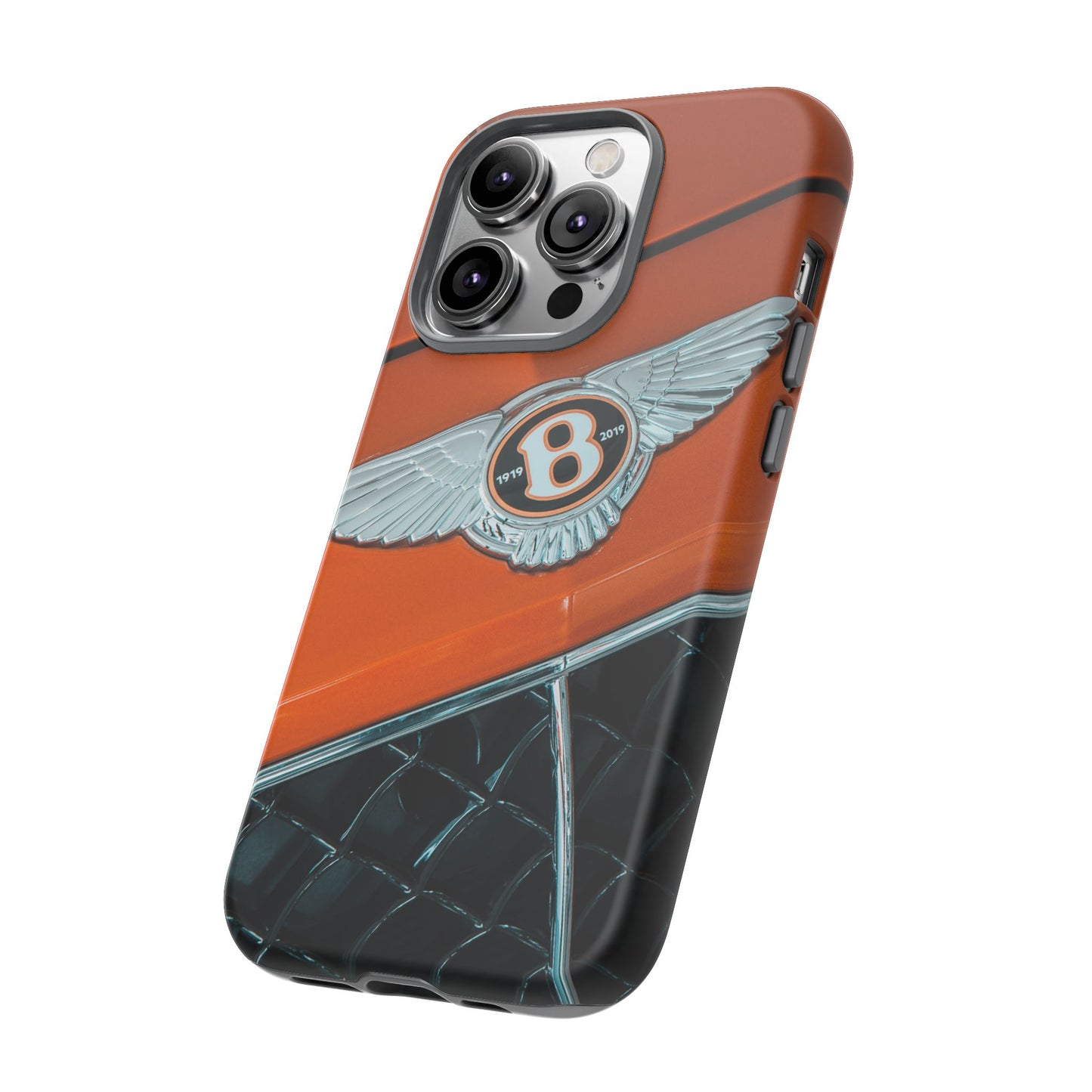 Phone Case iPhone 16/15/14 - Orange Luxury Car Tough Case