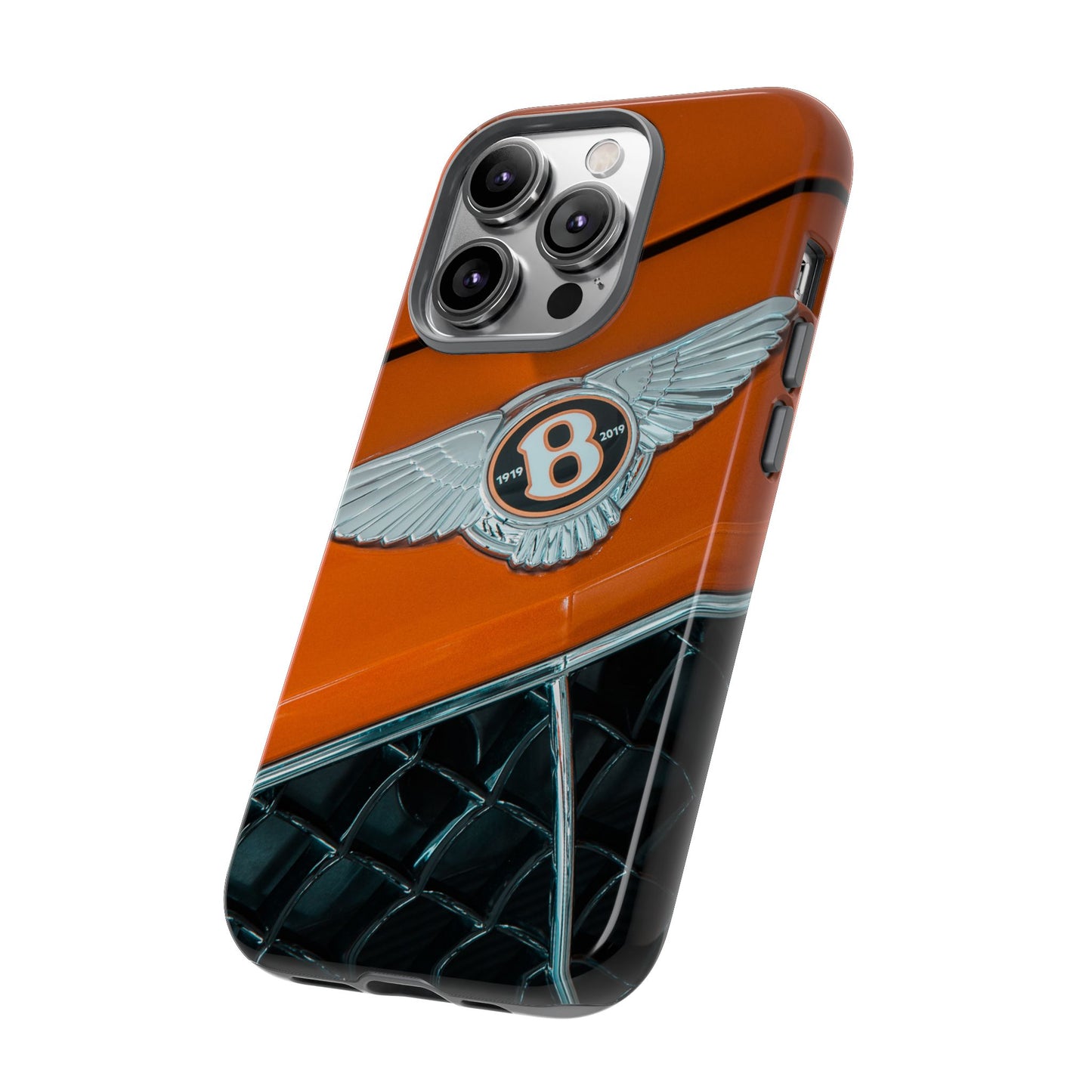 Phone Case iPhone 16/15/14 - Orange Luxury Car Tough Case