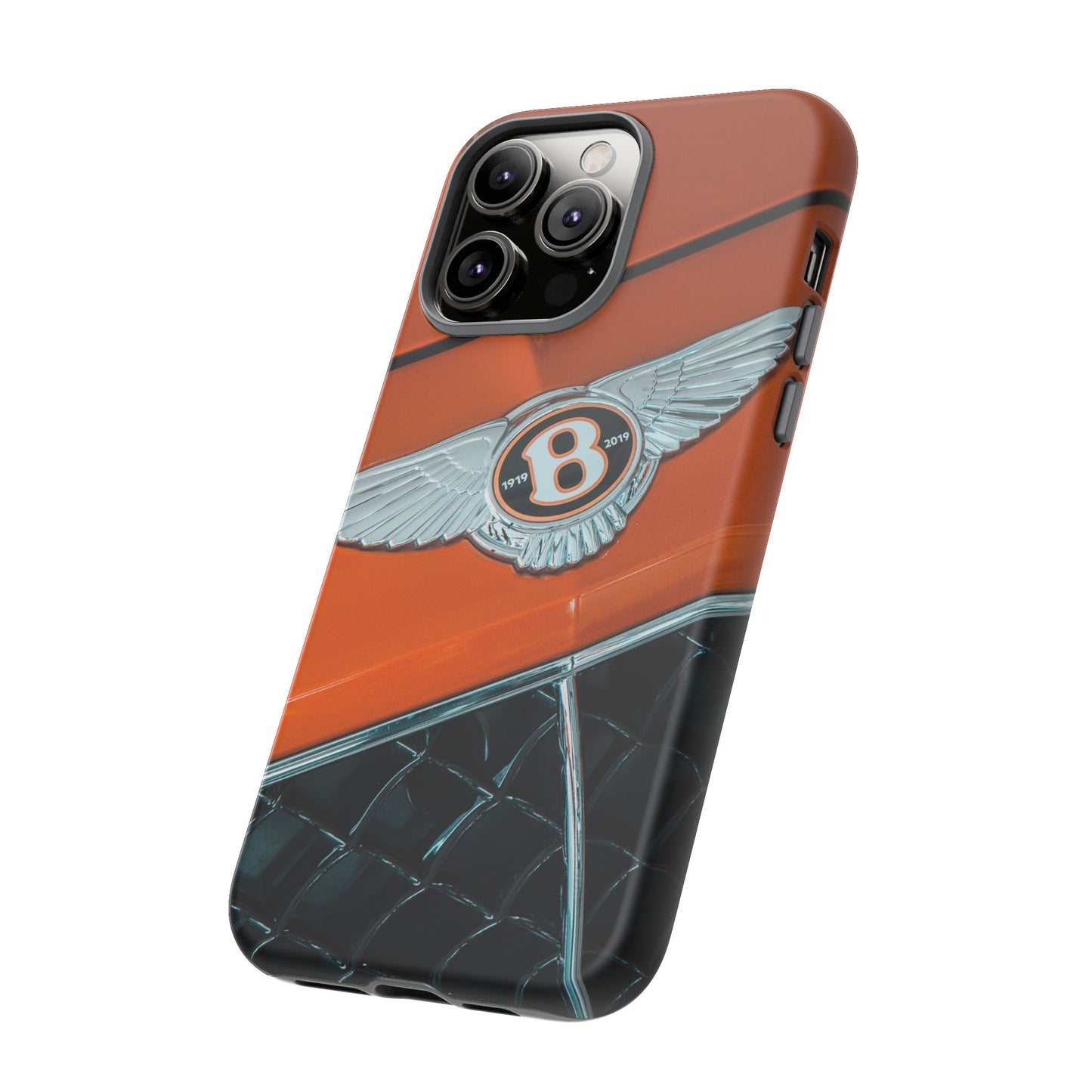 Phone Case iPhone 16/15/14 - Orange Luxury Car Tough Case