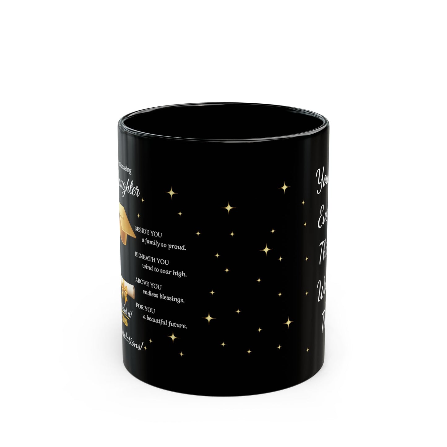 Graduation Gift for Daughter Mug – Class of 2026 Inspirational Keepsake Coffee Cup Ceramic 11oz
