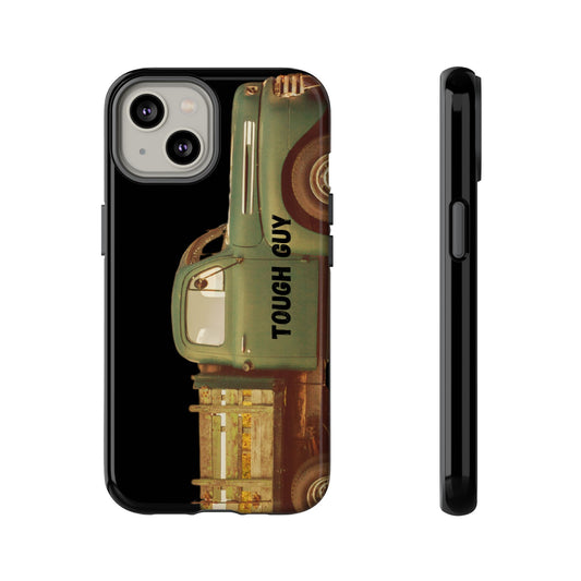 Phone Case iPhone 16/15/14 - Tough Guy Old Green Truck Tough Case