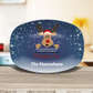 Rudolph “Search the Skies” Personalized Christmas Platter