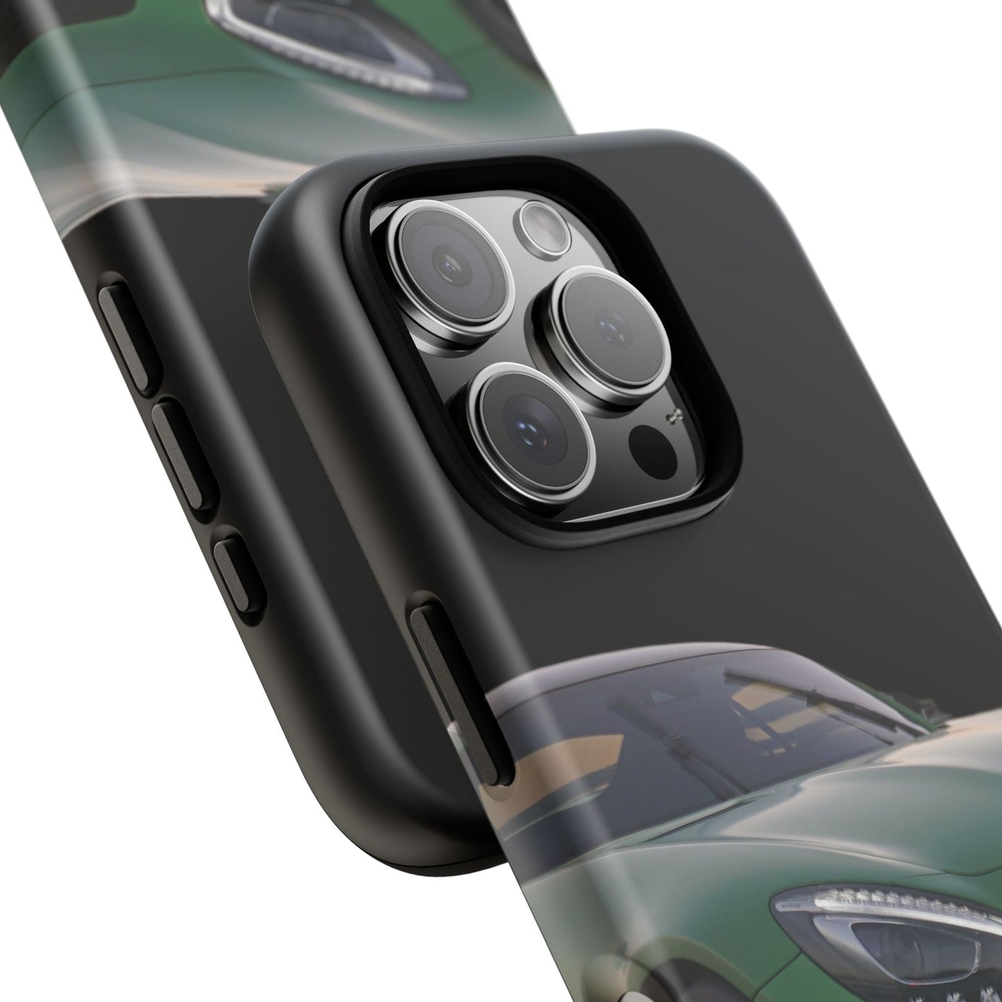 Phone Case iPhone 16/15/14 - Green Luxury Car Tough Case