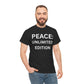 Peace Unlimited Edition Unisex Heavy Cotton Tee | Casual Wear, Gift for Friends, Peace Activism, Comfort, Everyday Style