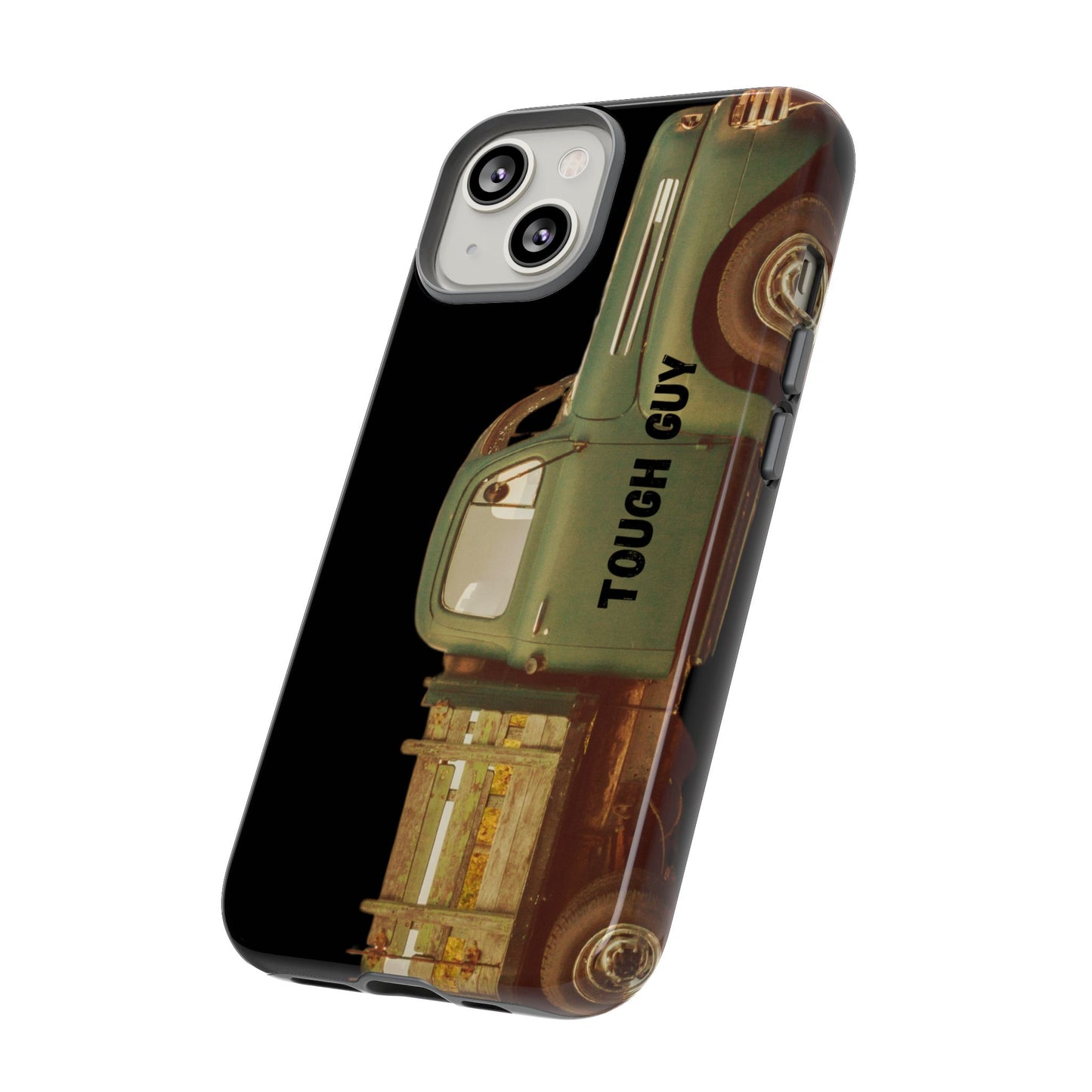 Phone Case iPhone 16/15/14 - Tough Guy Old Green Truck Tough Case