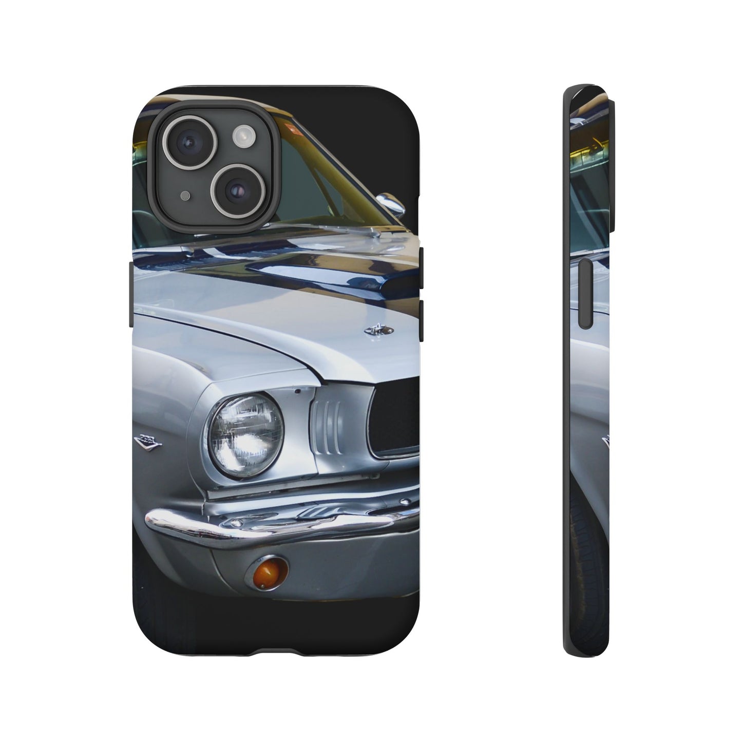 Phone Case iPhone 16/15/14 - Silver Car Tough Case