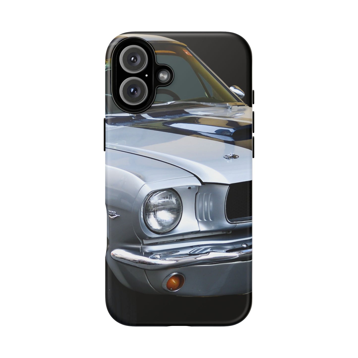 Phone Case iPhone 16/15/14 - Silver Car Tough Case