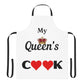 My Queen's Cook Apron (AOP) - White