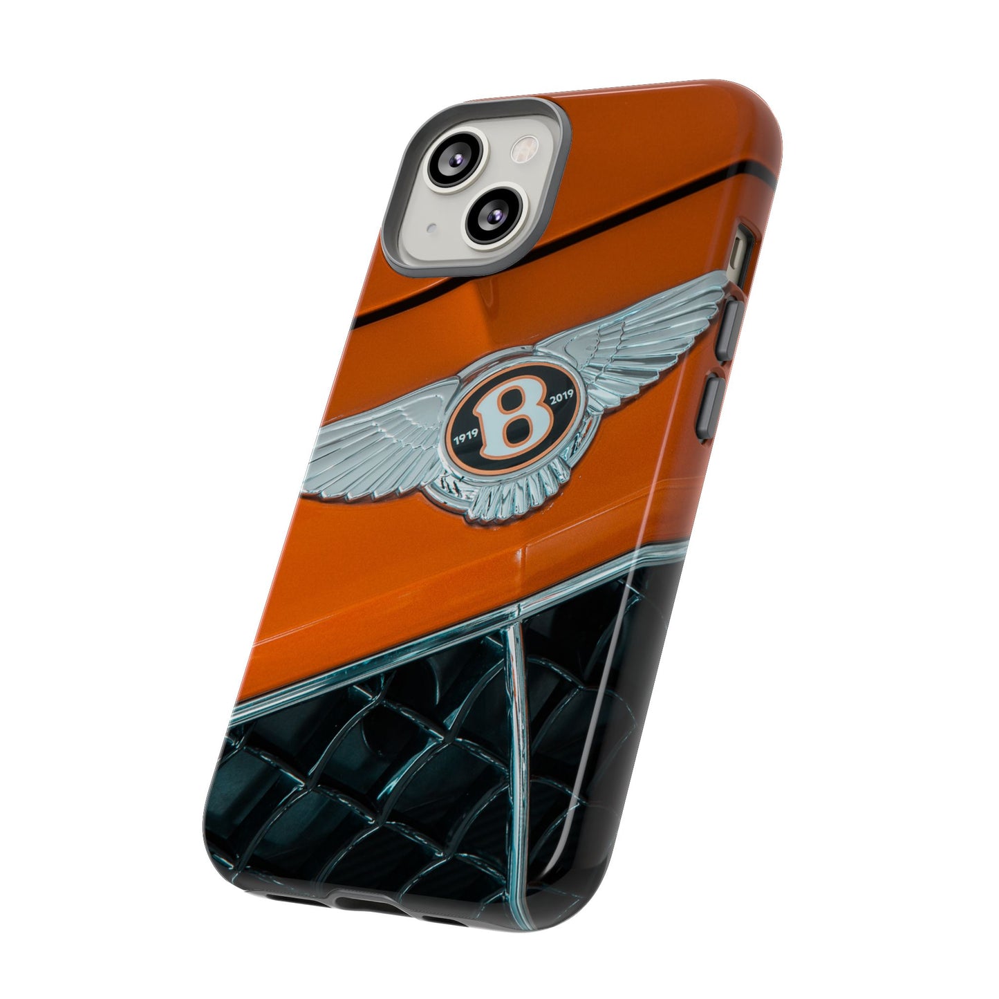 Phone Case iPhone 16/15/14 - Orange Luxury Car Tough Case