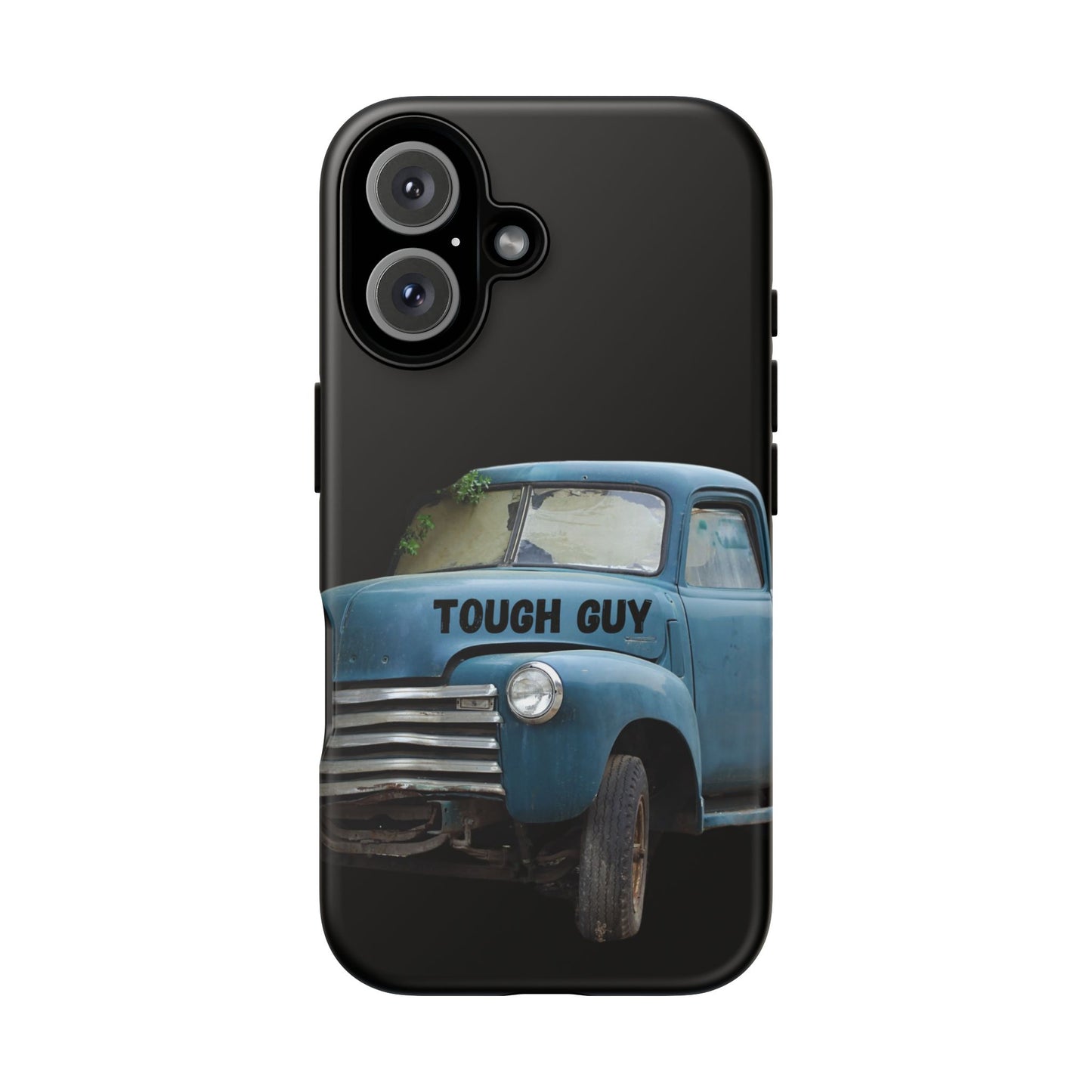 Phone Case iPhone 16/15/14 - Old Blue Truck Tough Guy Tough Case