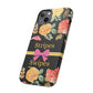 Phone Case iPhone 16/15/14 - Flowers Stripes & Swipes Tough Case