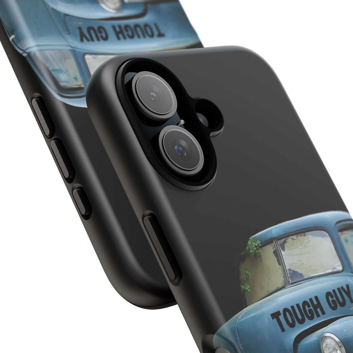 Phone Case iPhone 16/15/14 - Old Blue Truck Tough Guy Tough Case