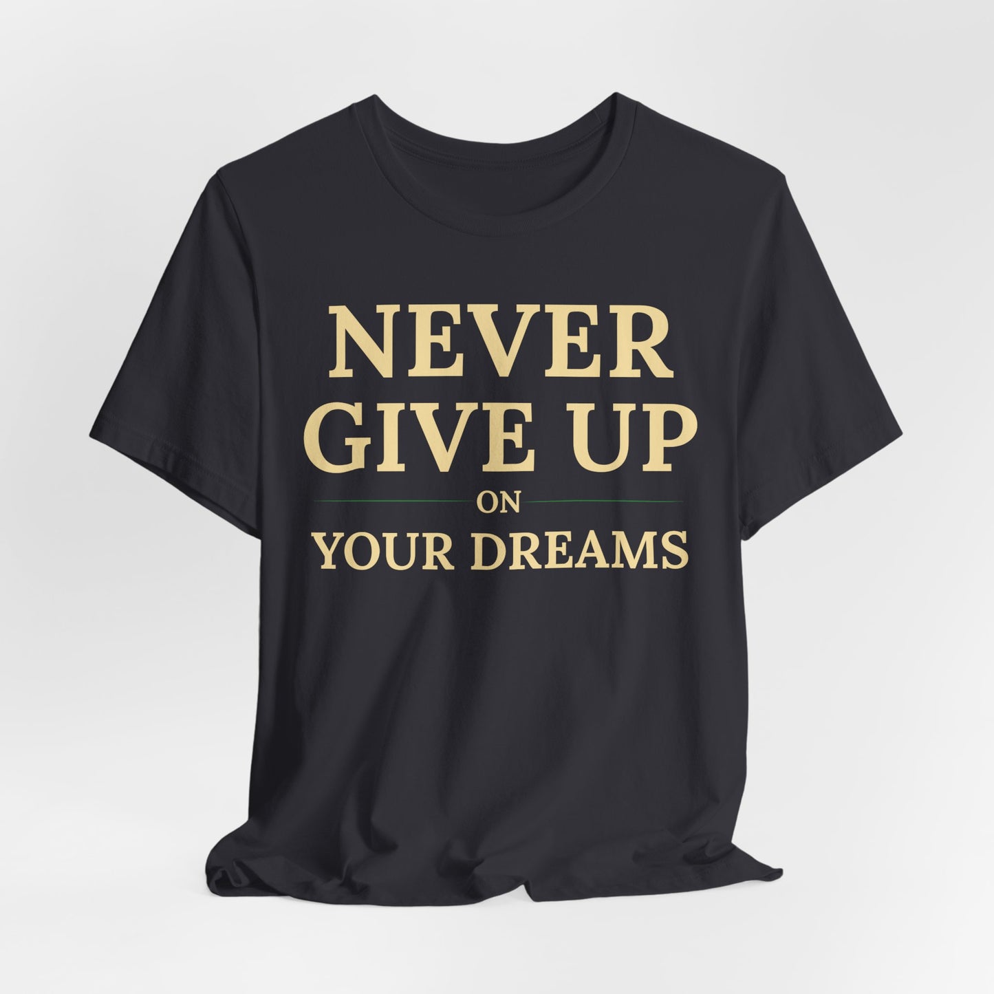 Never Give Up on Your Dreams Inspirational Motivation T-Shirt