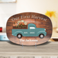 Harvesting Blessings Personalized Thanksgiving Platter 10in x 14in