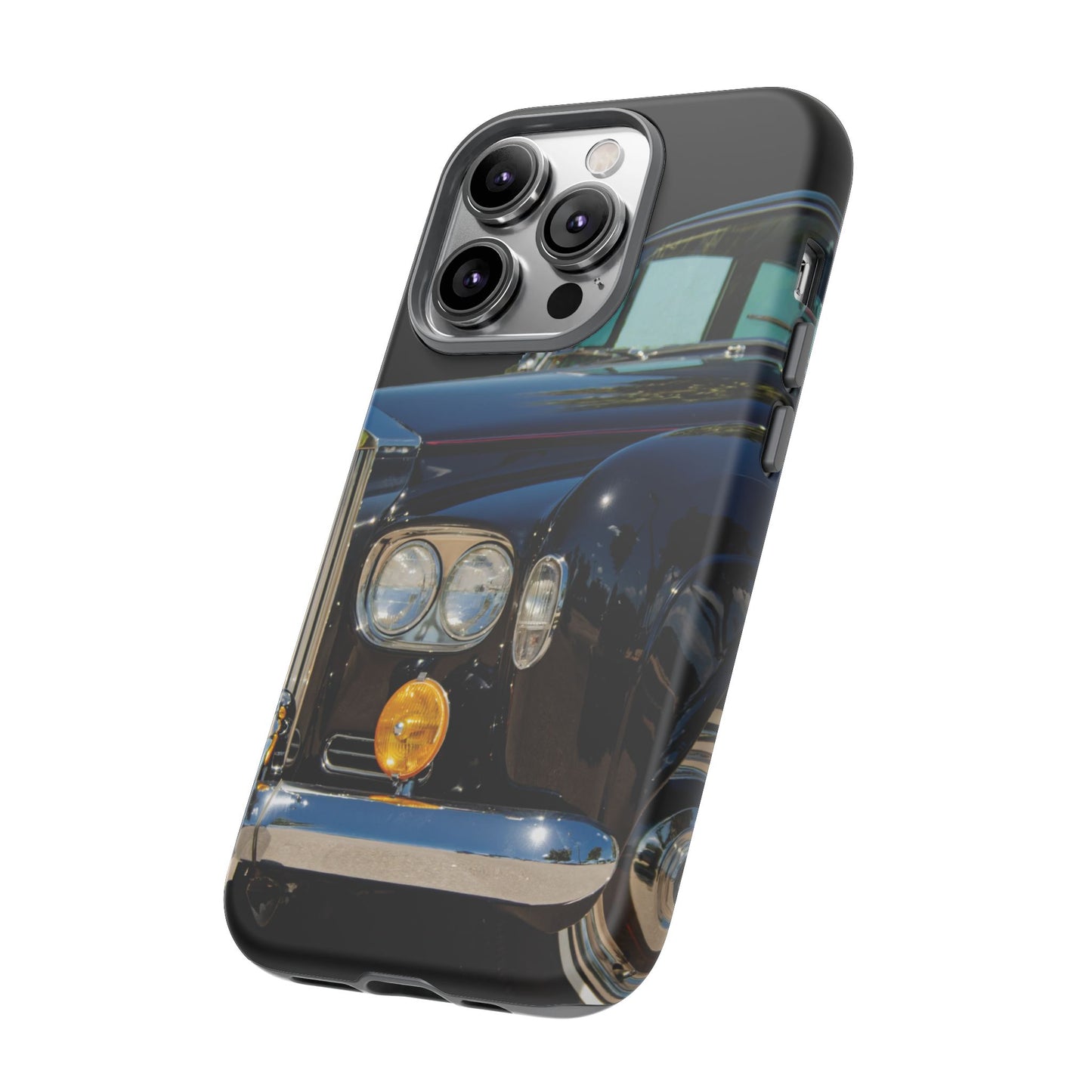 Phone Case iPhone 16/15/14 - Black Car Tough Case