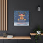 A Message from Rudolph Canvas – "May You Never Be Too Old to Search the Skies on Christmas Eve" Stretched Wall Art