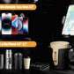 Car Cup Holder Expander with Mobile Phone Mount 360 Rotation Cup Holder Telescopic Smartphone Mount Auto Interior Accessories