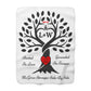 Love Birds “Rooted in Love” Couple’s PERSONALIZED Initials Blanket