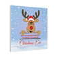 A Message from Rudolph Canvas – "May You Never Be Too Old to Search the Skies on Christmas Eve" Stretched Wall Art