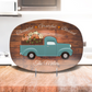 Thankful • Grateful • Blessed Personalized Thanksgiving Platter 10in x 14in