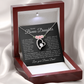 Bonus Daughter Forever Love Necklace from Bonus Dad – Poetic Message Card Gift for Stepdaughter
