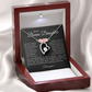 To My Bonus Daughter Gift - Forever Love Necklace with "My Soul Still had Space" Message