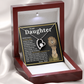To My Daughter Gift – Forever Love Necklace & This Old Gray Bearded Lion Message Card