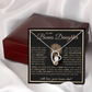 “To My Bonus Daughter” Forever Love Necklace Poetic Gift from Bonus Dad to Stepdaughter