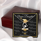 Graduation Gift for Bonus Daughter – Forever Love Necklace with Message Card | Class of 2026 Keepsake