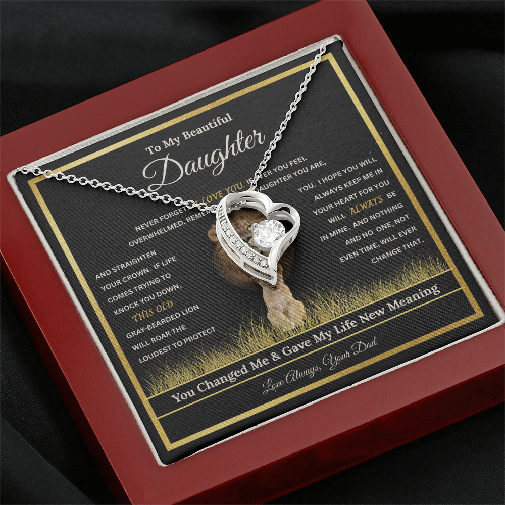 To My Beautiful Daughter Gift - You Changed Me & Gave My Life New Meaning