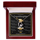 Graduation Gift for Granddaughter – Forever Love Necklace with Inspirational Message Card | Class of 2026