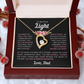 To My Daughter(s) — Beautiful Forever Love Necklace & Heartwarming Messages from Dad (Only, First, Second, Third, Fourth, Fifth, or Twins)
