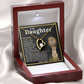 To My Daughter Gift – Forever Love Necklace & This Old Gray Bearded Lion Message Card