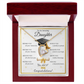 Graduation Gift for Daughter – Forever Love Necklace with Inspirational Message Card | Class of 2026