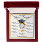Graduation Gift for Bonus Daughter – Forever Love Necklace with Message Card | Class of 2026 Keepsake
